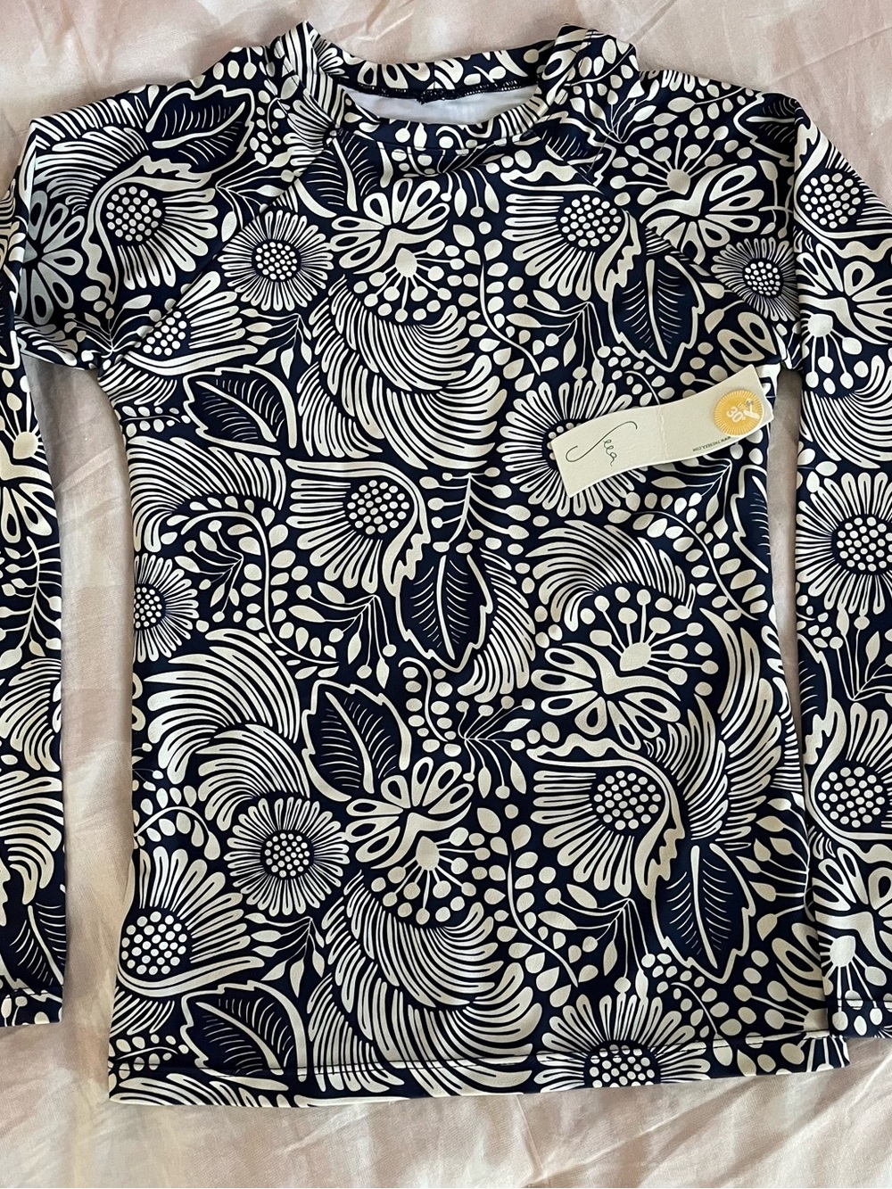 NWT Seea Paloma Doheny Rashguard Navy S